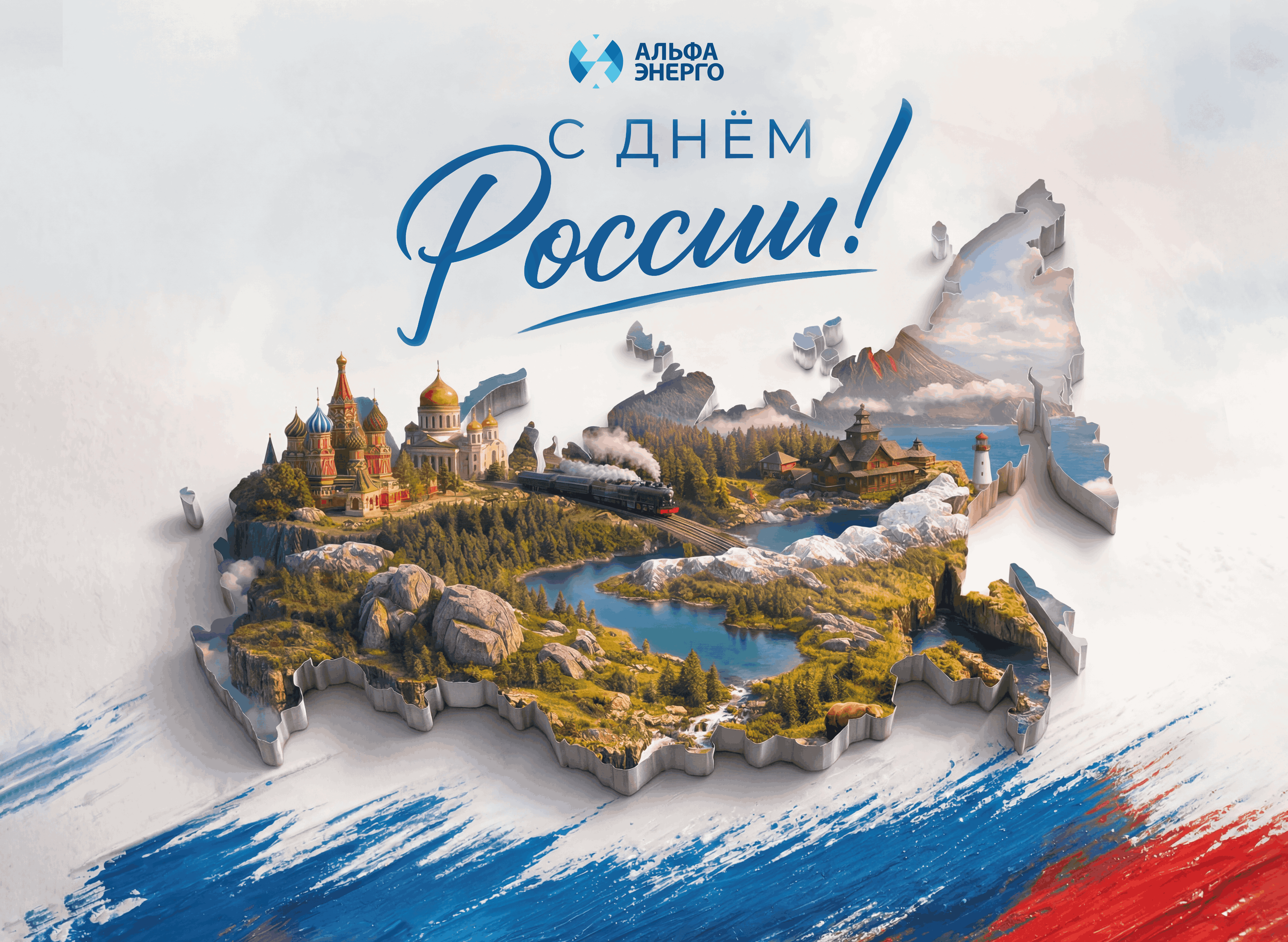 Уважаемые партнёры и клиенты. Поздравляем вас с Днем России!